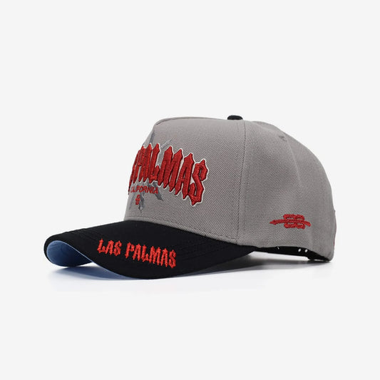 CHOPPER HAT - GREY/RED
