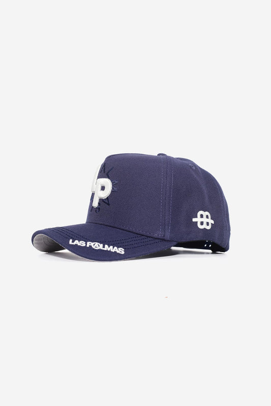 MONOGRAM HAT - NAVY/WHITE