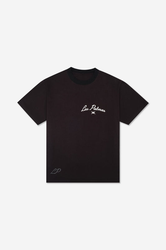SCRIPT TEE - BLACK