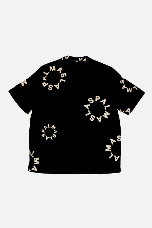 SUNFLOWER BUTTON-UP SHORT-SLEEVE SHIRT