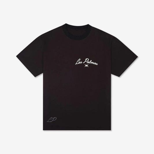 SCRIPT TEE - BLACK