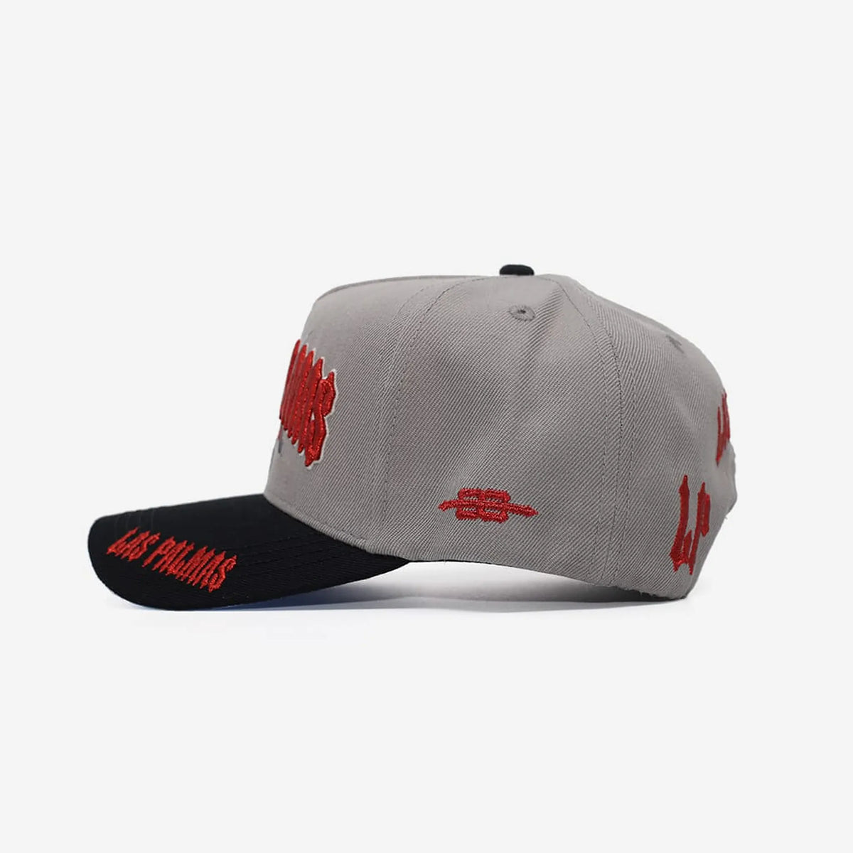 CHOPPER HAT - GREY/RED