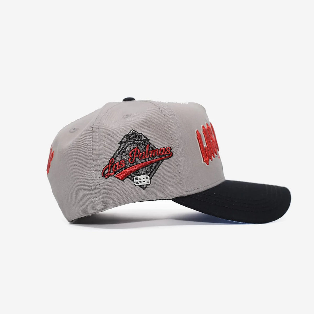 CHOPPER HAT - GREY/RED