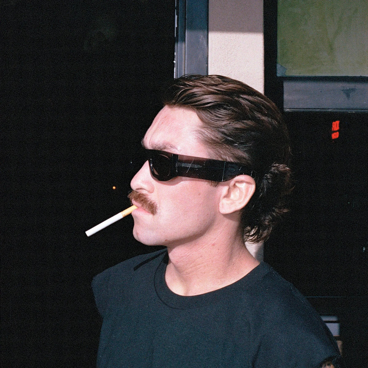 SUNGLASSES - TRANSLUCENT BLACK