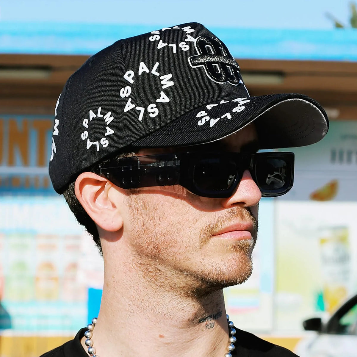 LOGO SUNFLOWER HAT - BLACK/WHITE