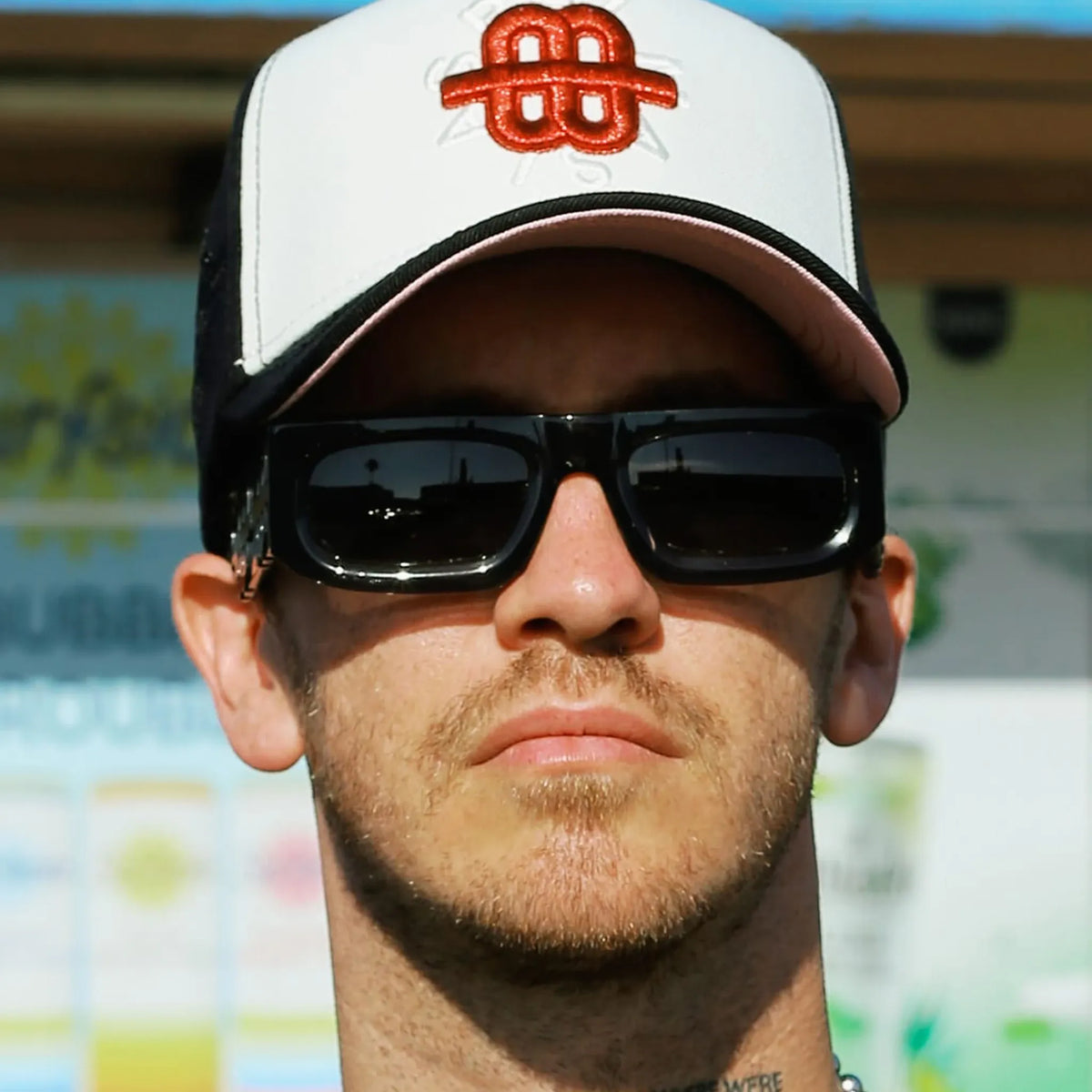 LOGO HAT - BLACK/WHITE