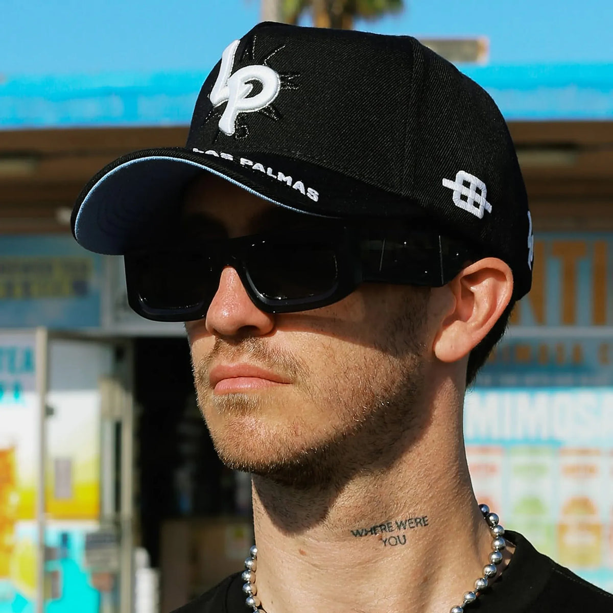 MAJOR LEAGUE HAT - BLACK/WHITE