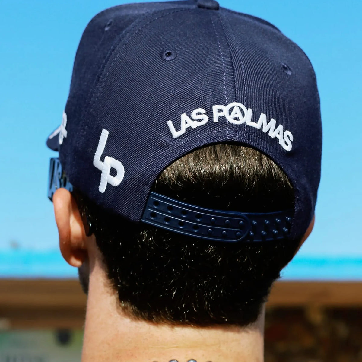 MONOGRAM HAT - NAVY/WHITE