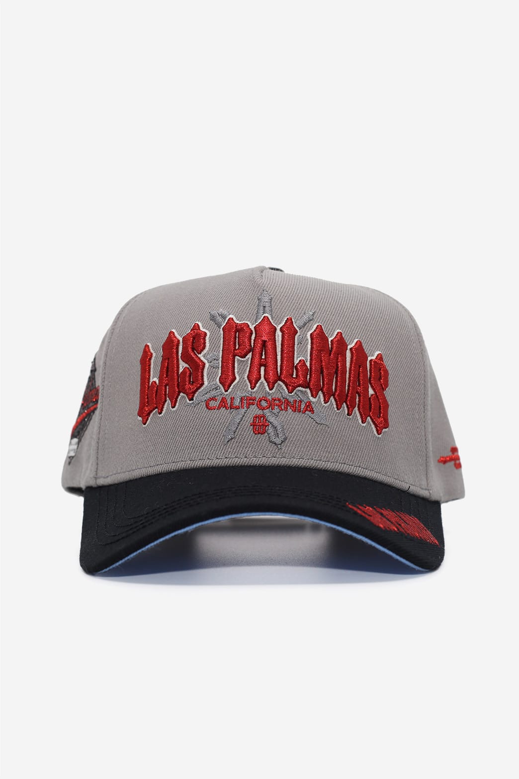 CHOPPER HAT - GREY/RED