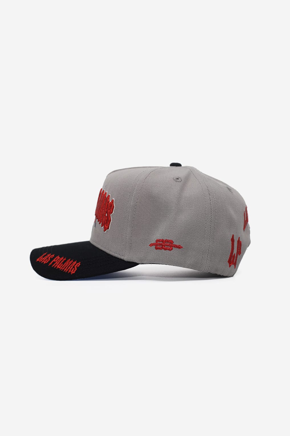 CHOPPER HAT - GREY/RED
