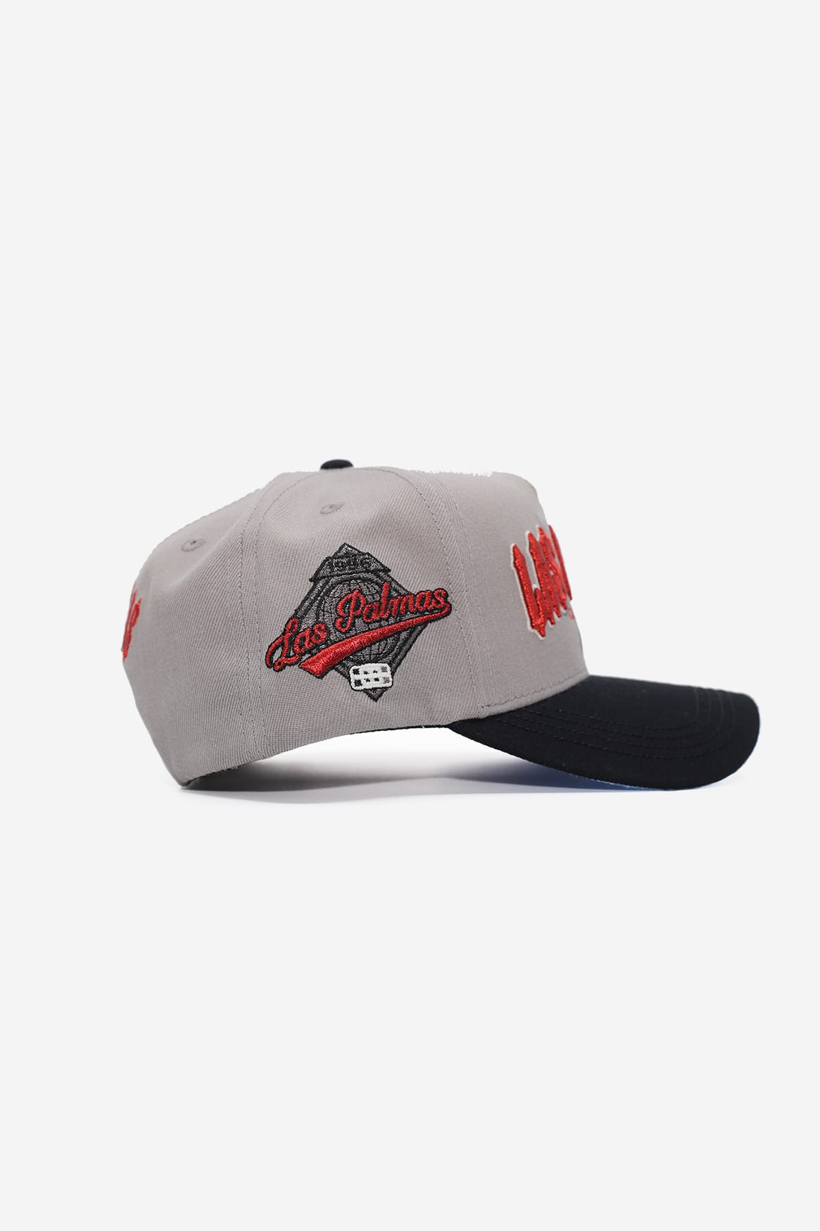 CHOPPER HAT - GREY/RED