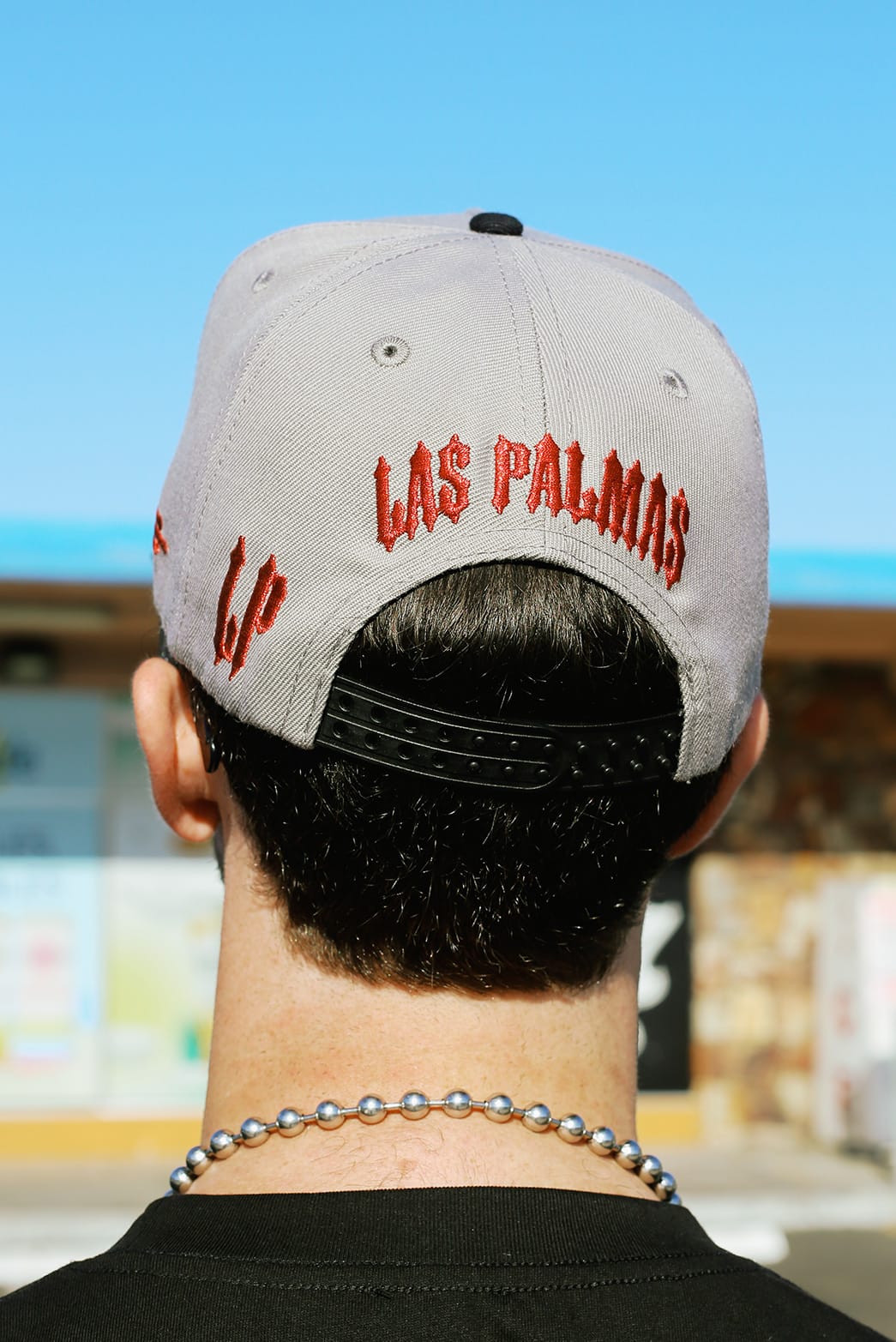 CHOPPER HAT - GREY/RED