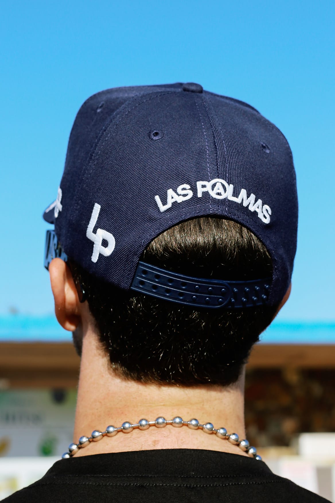 MONOGRAM HAT - NAVY/WHITE