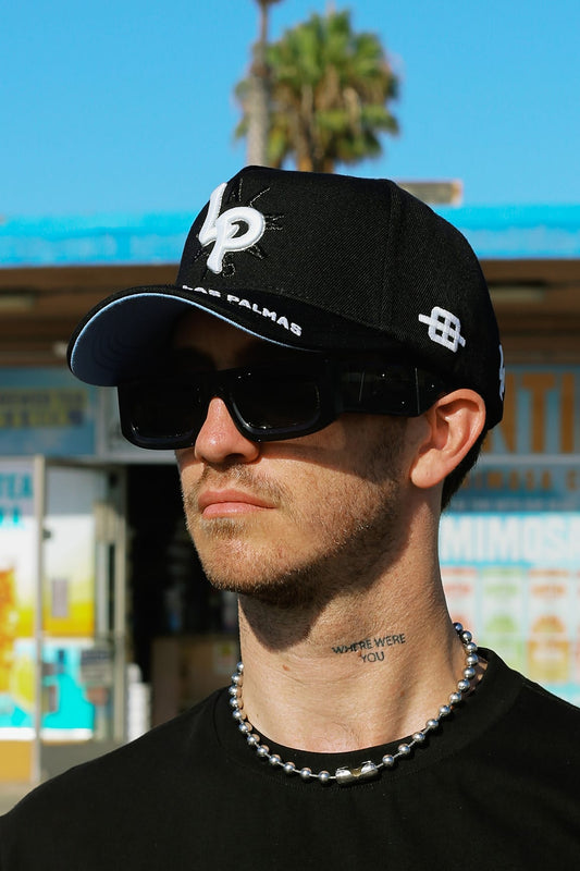 MAJOR LEAGUE HAT - BLACK/WHITE
