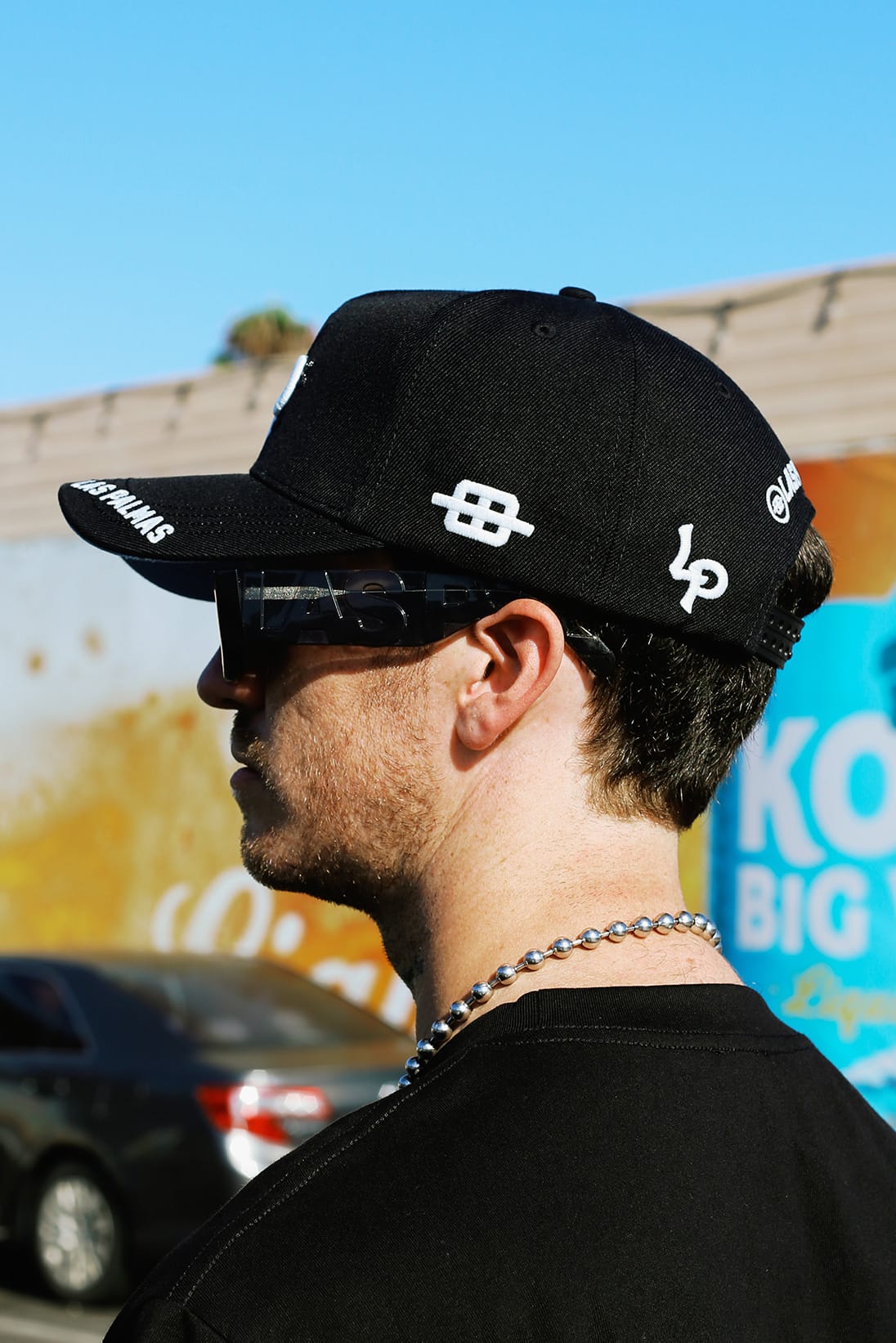 MAJOR LEAGUE HAT - BLACK/WHITE