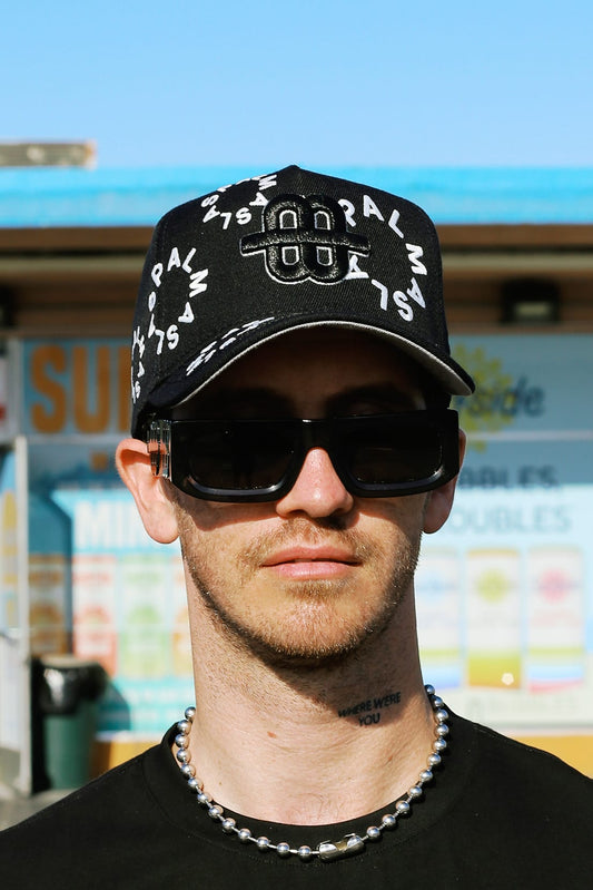 LOGO SUNFLOWER HAT - BLACK/WHITE