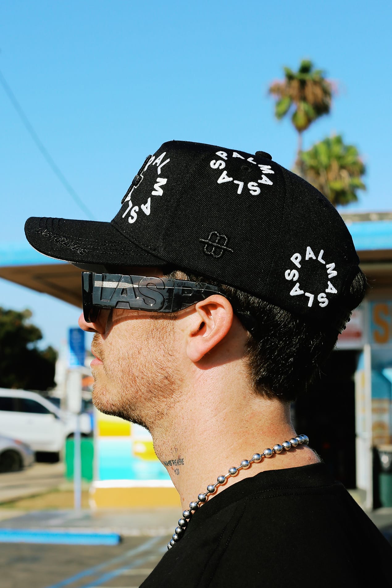 LOGO SUNFLOWER HAT - BLACK/WHITE