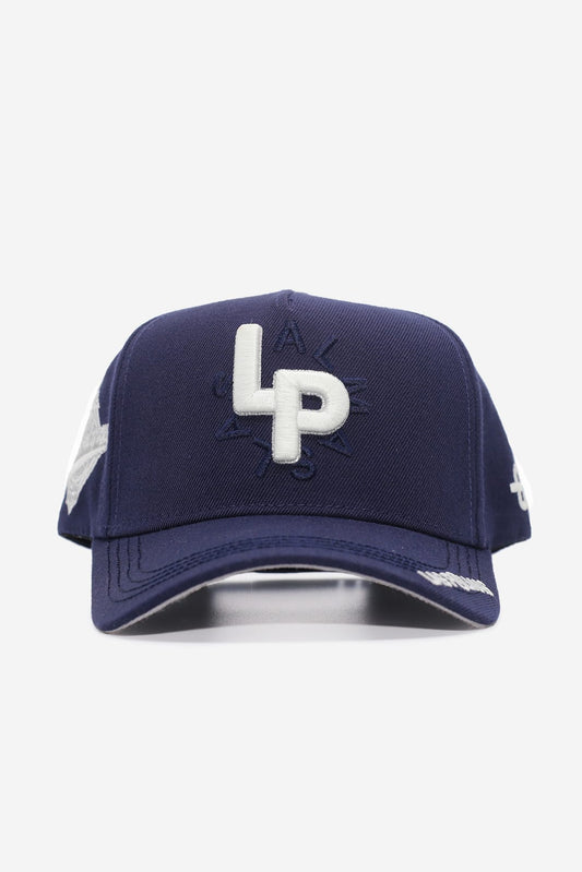MONOGRAM HAT - NAVY/WHITE