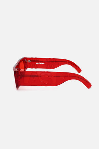 SUNGLASSES - TRANSLUCENT RED