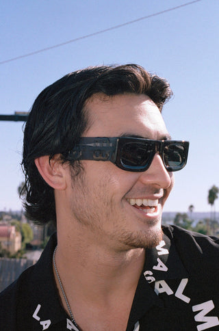 SUNGLASSES - TRANSLUCENT BLACK