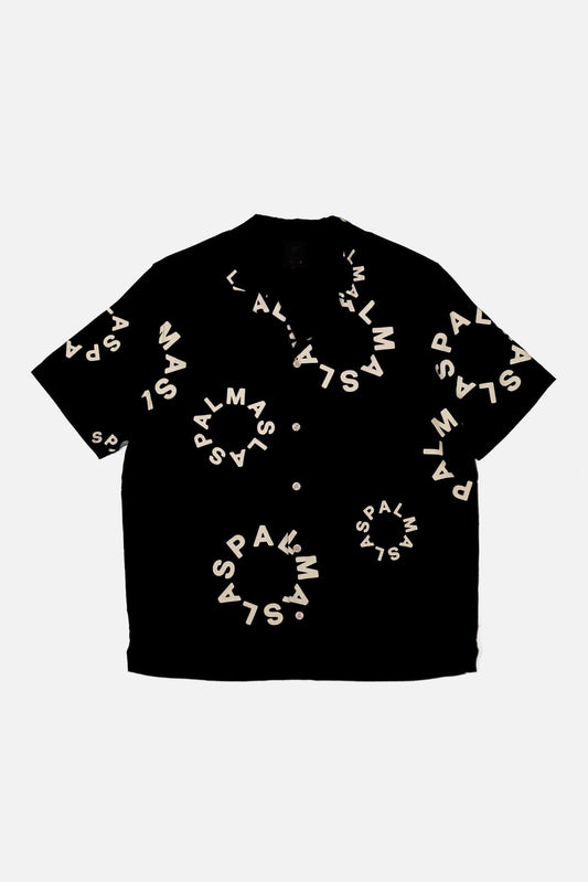 SUNFLOWER BUTTON-UP SHORT-SLEEVE SHIRT